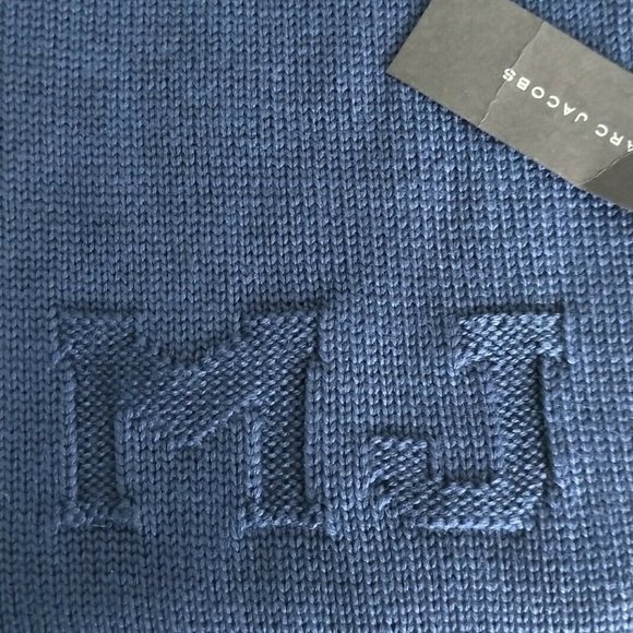 Marc By Marc Jacobs NWT 100% Wool MJ Scarf - Picture 2 of 4
